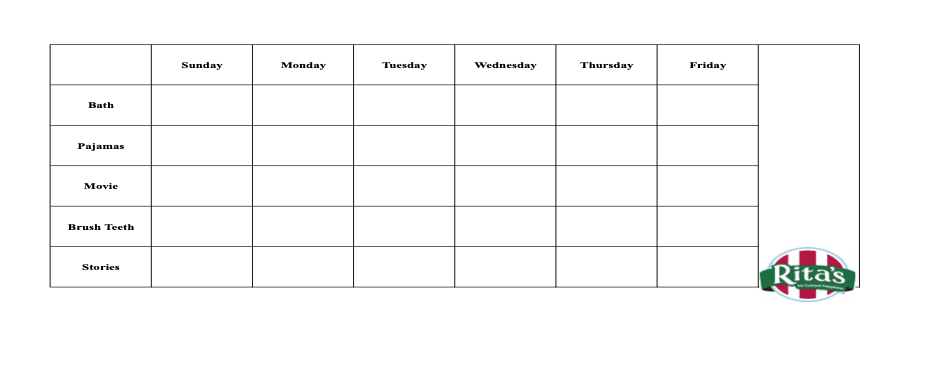 Sleep Patterns of a Toddler sleep chart